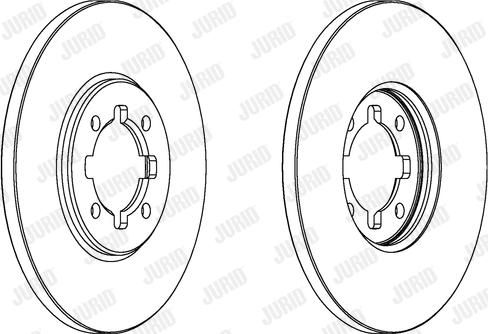 Jurid 561299J - Brake Disc autospares.lv