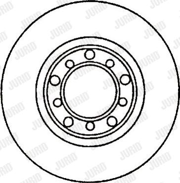 Jurid 561291J - Brake Disc autospares.lv