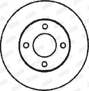 Jurid 561244J - Brake Disc autospares.lv