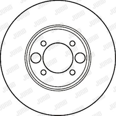 Jurid 561208J-1 - Brake Disc autospares.lv