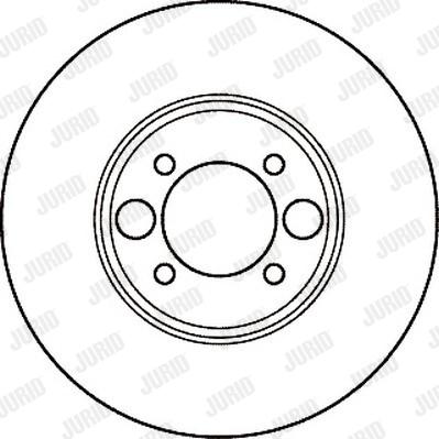 Jurid 561208J - Brake Disc autospares.lv