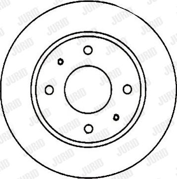 Jurid 561285J - Brake Disc autospares.lv