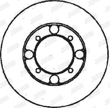 Jurid 561288J - Brake Disc autospares.lv