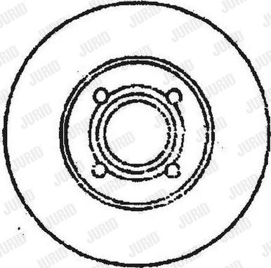 Jurid 561238J - Brake Disc autospares.lv