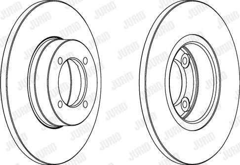 Jurid 561228J - Brake Disc autospares.lv