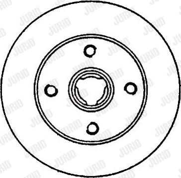 Jurid 561274J - Brake Disc autospares.lv