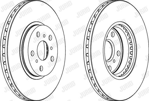 Jurid 561744J - Brake Disc autospares.lv