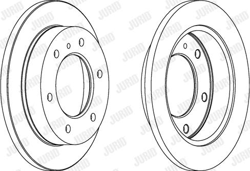 Jurid 561748J - Brake Disc autospares.lv