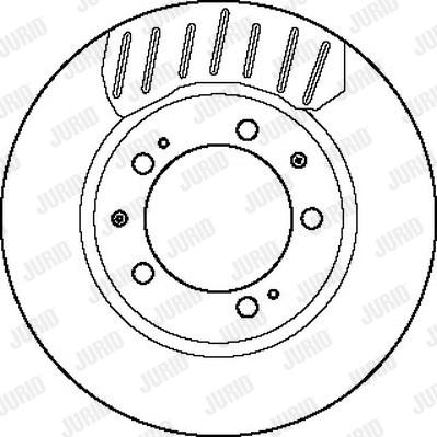 Jurid 561756J - Brake Disc autospares.lv