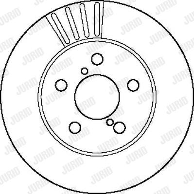 Jurid 561750J - Brake Disc autospares.lv