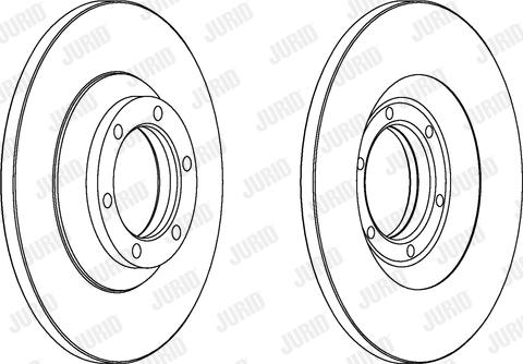 Jurid 561758J - Brake Disc autospares.lv