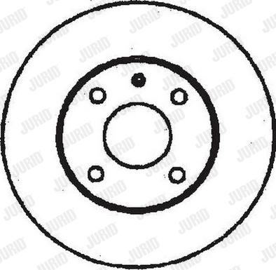 Jurid 561709J - Brake Disc autospares.lv