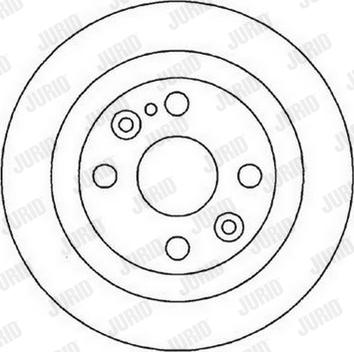 Jurid 561714J - Brake Disc autospares.lv