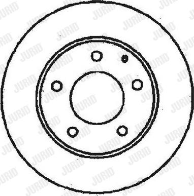 Jurid 561716J-1 - Brake Disc autospares.lv