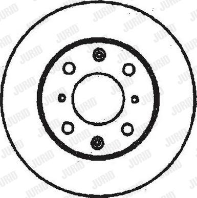 Jurid 561711J-1 - Brake Disc autospares.lv