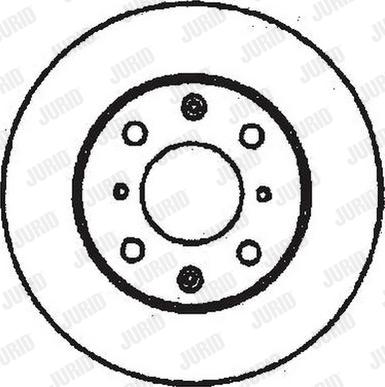 Jurid 561711JC - Brake Disc autospares.lv