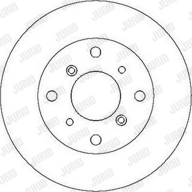 Jurid 561713J - Brake Disc autospares.lv