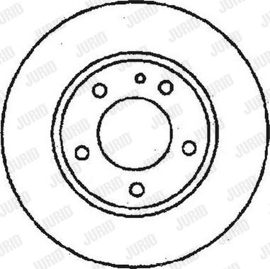 Jurid 561717J-1 - Brake Disc autospares.lv