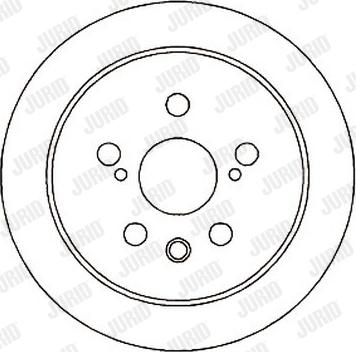 Jurid 561739J - Brake Disc autospares.lv