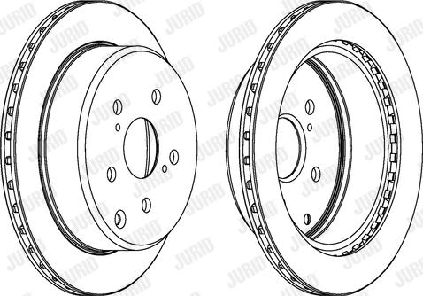 Jurid 561738J-1 - Brake Disc autospares.lv