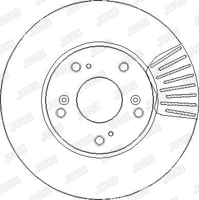 Jurid 563446JC-1 - Brake Disc autospares.lv