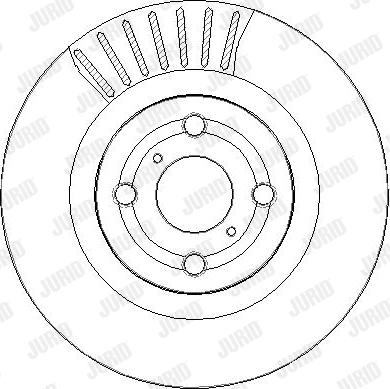 Jurid 563401JC-1 - Brake Disc autospares.lv