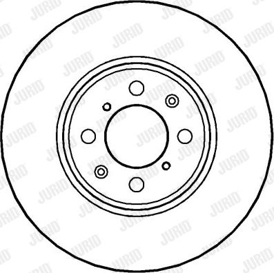 Jurid 563415J-1 - Brake Disc autospares.lv