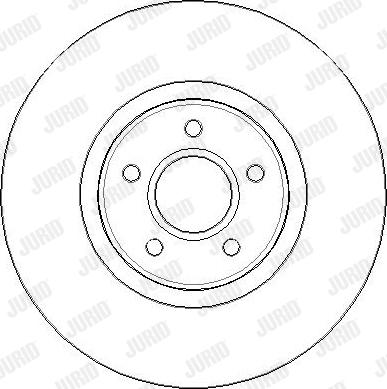 Jurid 563435JC-1 - Brake Disc autospares.lv