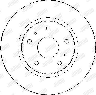 Jurid 563436JC-1 - Brake Disc autospares.lv