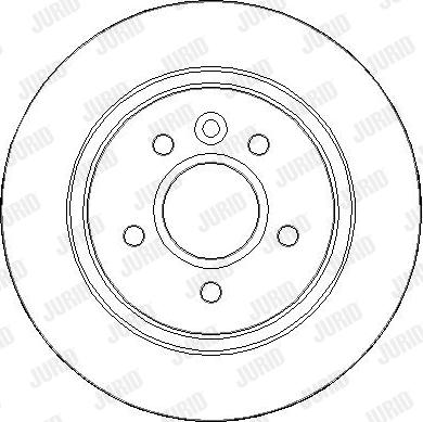 Jurid 563433JC-1 - Brake Disc autospares.lv