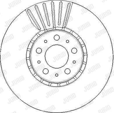 Jurid 563432JC-1 - Brake Disc autospares.lv