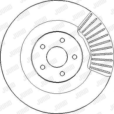 Jurid 563421JC-1 - Brake Disc autospares.lv