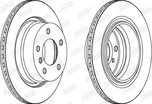 Jurid 563096J-1 - Brake Disc autospares.lv