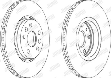 Jurid 563091JC - Brake Disc autospares.lv