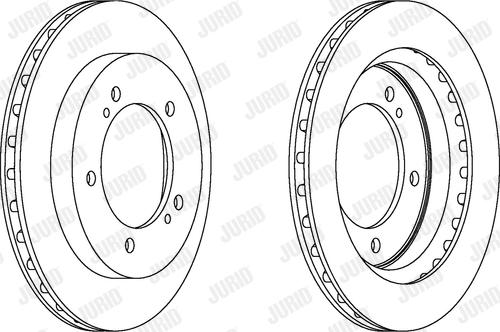 Jurid 563049JC-1 - Brake Disc autospares.lv