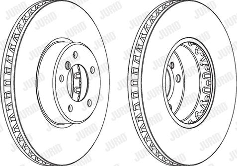 Jurid 563045JC-1 - Brake Disc autospares.lv