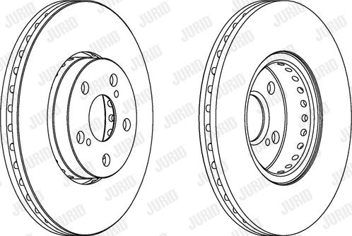 Jurid 563048JC-1 - Brake Disc autospares.lv