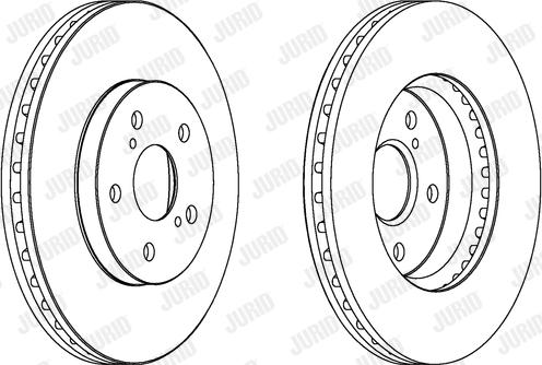 Jurid 563047JC - Brake Disc autospares.lv