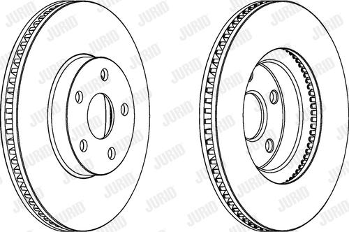 Jurid 563051JC-1 - Brake Disc autospares.lv