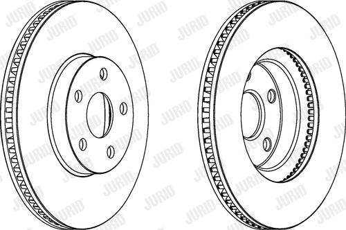 Rotinger RT 2742 T2 - Brake Disc autospares.lv