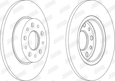 Jurid 563064JC-1 - Brake Disc autospares.lv