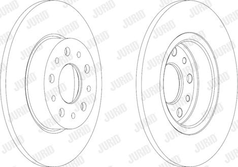 Jurid 563064JC - Brake Disc autospares.lv