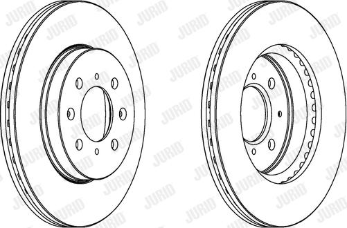 Jurid 563065JC-1 - Brake Disc autospares.lv