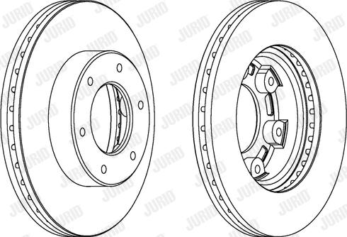 Jurid 563061JC-1 - Brake Disc autospares.lv