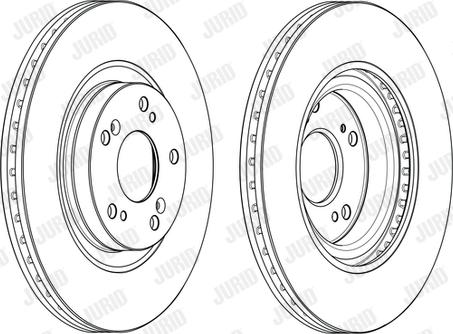 Jurid 563005JC - Brake Disc autospares.lv