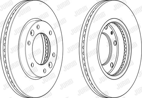 Jurid 563006JC-1 - Brake Disc autospares.lv