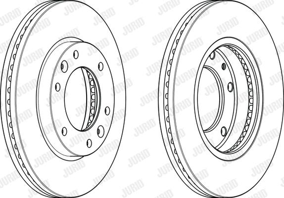 Jurid 563006JC - Brake Disc autospares.lv