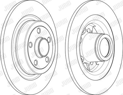 Jurid 563003J-1 - Brake Disc autospares.lv