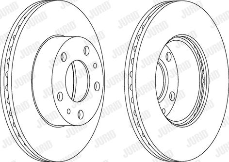 Jurid 563018JC-1 - Brake Disc autospares.lv