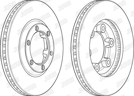 Jurid 563013JC - Brake Disc autospares.lv